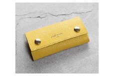 maf pinto (マフ ピント) キーケース ライトイエロー ADRIA LINE レザー 本革 日本製