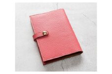 maf pinto (マフ ピント) 手帳カバー＆ブックカバー ピンク ADRIA LINE レザー 本革 日本製