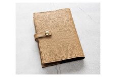 maf pinto (マフ ピント) 手帳カバー＆ブックカバー カプチーノ ADRIA LINE レザー 本革 日本製