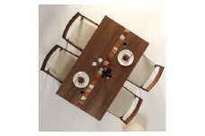 ダイニング5点セット　GAGA-wa 150×85×70　大川市　WAプラス