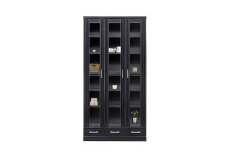 家具 本棚 書棚 幅90cm 収納 棚 収納家具 モダンデザイン【ブラック】