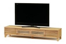 【幅180.2 奥行45 高さ34.5】バジル180テレビボード（レッドオーク）