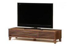 【幅152.6 奥行45 高さ34.5】バジル153テレビボード（ウォールナット）