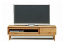 【幅153.1 奥行44.5 高さ42.8】モニカ153センチ幅テレビボード（脚組立込み）