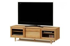 【幅150 奥行45.5 高さ47.5】エヴァ150テレビボード