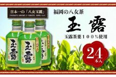 【玉露日本一】八女産玉露茶葉100％使用　福岡の八女茶　玉露ボトル缶　290g×24本入り1ケース