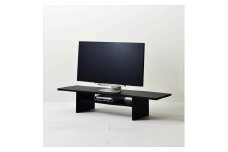 シンプルでおしゃれなテレビボード　konojiＴＶボード120／ブラック　テレビ台　無垢材　天然木　ロータイプ　完成品　ローボード　ローテーブル　センターテーブル　パソコンデスク　本棚