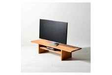 シンプルでおしゃれなテレビボード　konojiＴＶボード120／チェリー　テレビ台　無垢材　天然木　ロータイプ　完成品　ローボード　ローテーブル　センターテーブル　パソコンデスク　本棚
