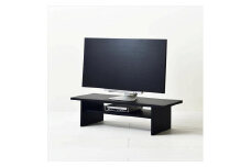 シンプルでおしゃれなテレビボード　konojiＴＶボード90／ブラック　テレビ台　無垢材　天然木　ロータイプ　完成品　ローボード　ローテーブル　センターテーブル　パソコンデスク　本棚