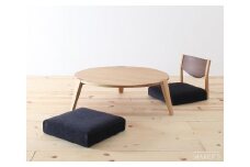 センターテーブル　ハンネ　オーク無垢　90-110 サイズオーダー可【大川市・辻製作所】