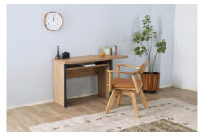 東馬家具 センダン シンプルデスク（左右兼用）