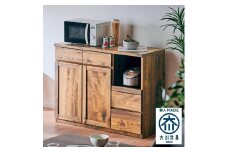 【Chatra／チャトラ 幅105cmカウンター ナチュラル】★シンプルでお部屋に合わせやすいカウンターボード