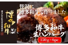 博多和牛生ハンバーグ 150g×6パック 合計900g