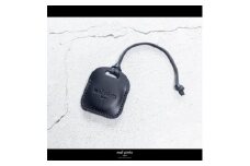 maf pinto (マフ ピント) air tag ケース カバー スクエア 保護 ネイビー レザー 本革 日本製