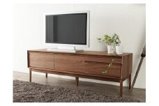 大川家具 レフライン 150cm テレビボード 収納 天然木ウォールナット 野中木工所