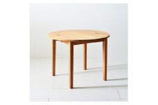 ＮＯ１ラウンドテーブル１１０　チェリー　丸いテーブルでダイニングをカフェスペースに　チェリー無垢材 円テーブル ダイニングテーブル