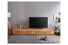 【開梱設置】テレビ台 ルーチェ 無垢 センダン 幅214-244cm TV テレビボード TV台 TVボード ローボード 家具