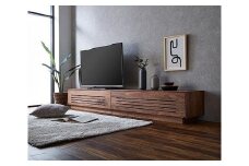 【開梱設置】テレビ台 ルーチェ 無垢 ウォールナット 幅254-304cm TV テレビボード TV台 TVボード ローボード 家具