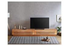 【開梱設置】テレビ台 ルーチェ 無垢 センダン 幅254-304cm TV テレビボード TV台 TVボード ローボード 家具