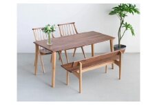 ダイニング　4点セット　OTTE　オーク　ウォールナット　大川家具