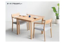 DT03 ウレタン DC02 アネルカグレー オーク 3点 ダイニングセット