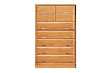 立花  90幅7段 ナチュラル チェスト タンス 国産 大川家具 完成品 天然木 大容量 桐 浮造り 収納 モダン 洋服