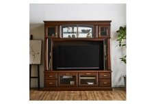 【開梱設置】バーボン 幅200cm テレビボード （幅200cm×奥行47cm×高さ199cm）