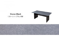ダイニングテーブル(高さ71cm)  MDT-211 幅180：ストーン×ブラック脚【モーブル】【大川家具】