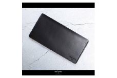 maf pinto (マフ ピント) お札入れ 長財布 ブラック 薄い レシート収納 レザー 本革 日本製