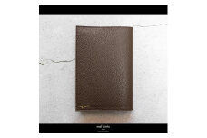 maf pinto (マフ ピント) レザーブックカバー 四六判サイズ ADRIA LINE チョコレート 本革 日本製