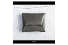maf pinto (マフ ピント) ミニ財布 コンパクト ウォレット 小銭入れ グレー レザー 本革 日本製