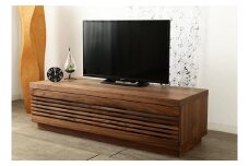 大川家具 ジャギー120TVボード1枚扉 ウォールナット 台輪