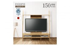 テレビボード DEEP 150 天然木 欧風 オーク