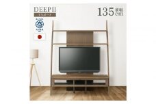 テレビボード DEEP 135 天然木 欧風 ウォールナット