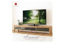 190幅 TVボード オーク 国産 日本製 大川家具 完成品 天然木 木製 無垢 テレビ台 おしゃれ スタイリッシュ ローボード ロータイプ ナチュラル