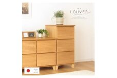 40幅3段 ナチュラル チェスト タンス 国産 大川家具 完成品 おしゃれ