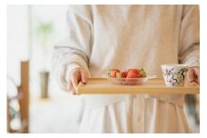 桐のトレイ　小　2個セット