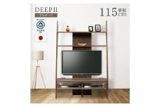 テレビボード　DEEP 115　天然木　欧風　ウォールナット