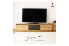 180幅 TVボード オーク 国産 日本製 大川家具 完成品 天然木 木製 無垢 テレビ台 おしゃれ ローボード ロータイプ ナチュラル