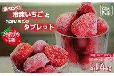 食べ比べ【あまおう】冷凍いちご 800g＆冷凍いちごタブレット 600g【あまおう 食品 あまおう フルーツ あまおう 果物 苺くだもの いちご 食品 イチゴ 人気 あまおう タブレット おすすめ 送料無料 福岡県 大川市 JV003】