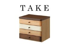 レターケース 4段 テイク ミニチェスト 収納家具 ケース ボックス 小物 木箱 北欧