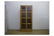 80 カップボード ハッピー 全ガラス＜WH色＞