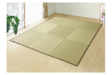 国産い草ラグ　 DX桃山 スベリ止め加工 ベージュ 200×250