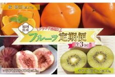 【全3回定期便】福岡県産フルーツ定期便