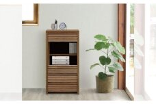 無垢リビング家具コリーナ(キャビネット)48cm  L／R【6色】