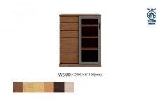 天然木リビング家具アーザ(サイドボード)90cm H112【6色】
