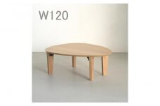 折れ脚ローテーブル W120 たまご型 センターテーブル リビング ちゃぶ台 座卓 オーク材 大川市