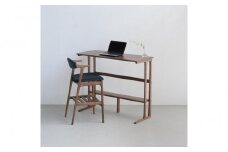 カウンターテーブル フラット W120 ウォールナット無垢 辻製作所 大川市