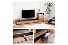Grande グランデ テレビボード 幅150cm ローボード ＜オークヴィンテージナチュラル＞【モーブル】【大川家具】