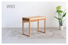 コンパクトデスク パステル PASTEL W90 90×45×70 オーク無垢材 ワークデスク 机 WAプラス 大川市